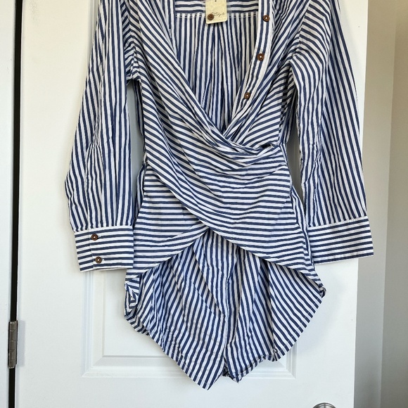Free People Ruched Romper - Picture 4 of 5